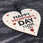 Happy Valentines Day Gift Wood Heart Gift For Him Her