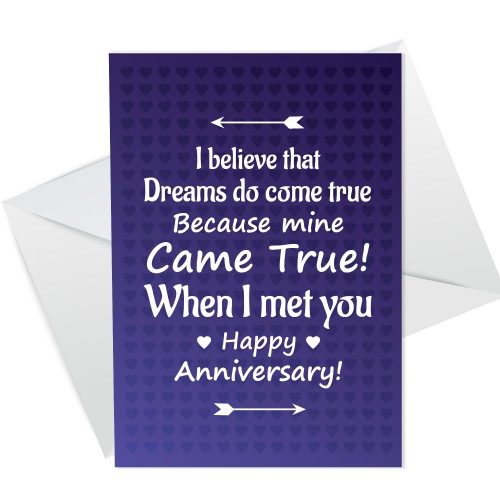 Perfect Anniversary Card For Boyfriend Husband Card For Him 