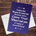 Perfect Anniversary Card For Boyfriend Husband Card For Him 