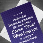 Perfect Anniversary Card For Boyfriend Husband Card For Him 