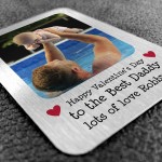 Valentines Gifts For Daddy Personalised Photo Wallet Card