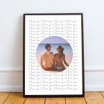 Personalised Valentines Anniversary Gift For Him Her I LOVE YOU Personalised Valentines Anniversary Gift For Him Her I LOVE YOU