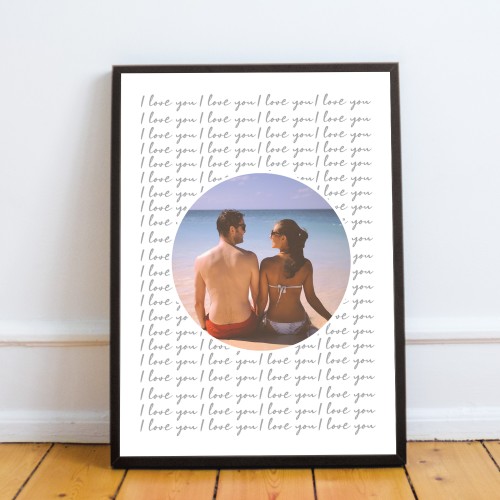 Personalised Valentines Anniversary Gift For Him Her I LOVE YOU Personalised Valentines Anniversary Gift For Him Her I LOVE YOU