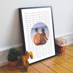 Personalised Valentines Anniversary Gift For Him Her I LOVE YOU Personalised Valentines Anniversary Gift For Him Her I LOVE YOU