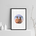 Personalised Valentines Anniversary Gift For Him Her I LOVE YOU Personalised Valentines Anniversary Gift For Him Her I LOVE YOU