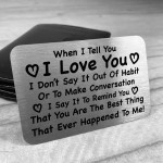 I LOVE YOU Gift For Anniversary Valentines Boyfriend Girlfriend 