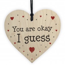 Funny Wood Heart Gift For Him Her Rude Valentines Anniversary