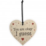 Funny Wood Heart Gift For Him Her Rude Valentines Anniversary