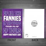Funny Rude Mothers Day Card For Mum Humour Card From Daughter