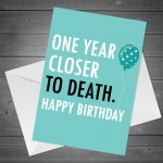 Novelty Birthday Funny Card For Him Her 50th 60th Birthday Card