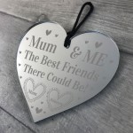 Best Friend Gift Engraved Heart Mum Gift Birthday Mothers Day