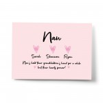Personalised Nan Gift Print Mothers Day Birthday Gift From Child