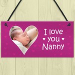 I Love You Nanny Gift From Grandchildren Personalised Plaque