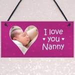 I Love You Nanny Gift From Grandchildren Personalised Plaque