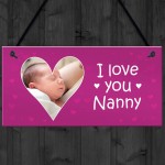 I Love You Nanny Gift From Grandchildren Personalised Plaque