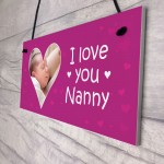 I Love You Nanny Gift From Grandchildren Personalised Plaque