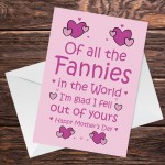 Funny Mothers Day Cheeky Humour Card For Mum Novelty Card