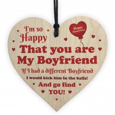 Funny Gift For Boyfriend Heart Anniversary Gift For Boyfriend