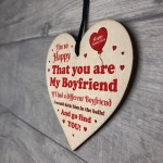 Funny Gift For Boyfriend Heart Anniversary Gift For Boyfriend