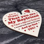 Funny Gift For Boyfriend Heart Anniversary Gift For Boyfriend