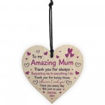 Mothers Day Hanging Gift For Mum Heart Birthday Gift For Mum