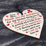 Thank You Gift Mothers Day Birthday Gift For Mum Fom Daughter