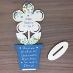 Mothers Day Gift For Mum Nan Nanny Wooden Flower Gift For Her