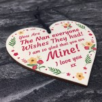 Gifts For Nan Wooden Heart Keepsake Gift For Mothers Day 