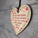 Mothers Day Birthday Gift For Auntie Wooden Heart Love Gift