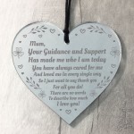 Mum Gifts Engraved Heart Birthday Mothers Day Gift Quote