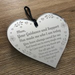 Mum Gifts Engraved Heart Birthday Mothers Day Gift Quote