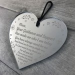 Mum Gifts Engraved Heart Birthday Mothers Day Gift Quote