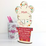 Novelty Mum Gift For Mothers Day Wood Flower Gift From Daughter