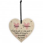 Personalised Sister Gifts Side By Side Friendship Gift Birthday