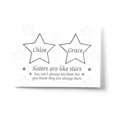 Personalised Sister Gift For Birthday Print Best Friend Gift