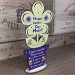 Happy Mothers Day Mum Standing Flower Thank You Gift