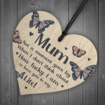 Mum Gifts For Mothers Day Birthday Wood Heart Thank You Gift