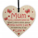 Gifts For Mothers Day Birthday For Mum Wood Heart Thank You