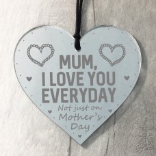 Mothers Day Gift Funny Engraved Heart Gift For Daughter Son