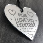 Mothers Day Gift Funny Engraved Heart Gift For Daughter Son