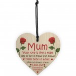 Mum Gift Love Like Rose Thank You Mothers Day Birthday Gift