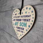 Birthday Gift For Son Wood Heart 18th 21st Birthday Gift