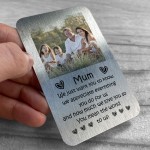 We Love You Gift Personalised Photo Card Mothers Day Gift
