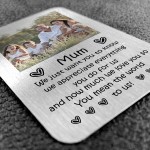 We Love You Gift Personalised Photo Card Mothers Day Gift