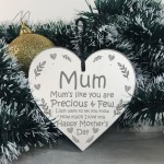 Love You Gifts For Mum Mothers Day Gift Engraved Heart Thank You