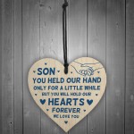 Special Son Gifts From Dad Mum Birthday Gift Wood Heart Gift