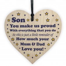 Special Son Gifts From Dad Mum Heart Gift For Him 16th 18th 21st