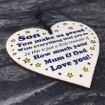 Special Son Gifts From Dad Mum Heart Gift For Him 16th 18th 21st
