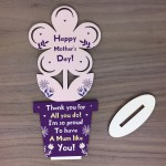 Special Mum Gift Wood Flower Mothers Day Gifts From Daughter Son