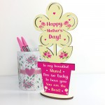 Special Gift For Mothers Day Wood Standing Flower Thank You Gift